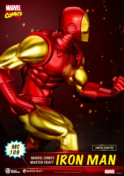 Beast Kingdom - MARVEL - Iron Man "Comics" - Statue Master Craft 29.9cm