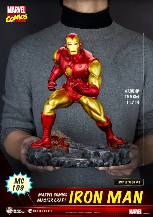 Beast Kingdom - MARVEL - Iron Man "Comics" - Statue Master Craft 29.9cm