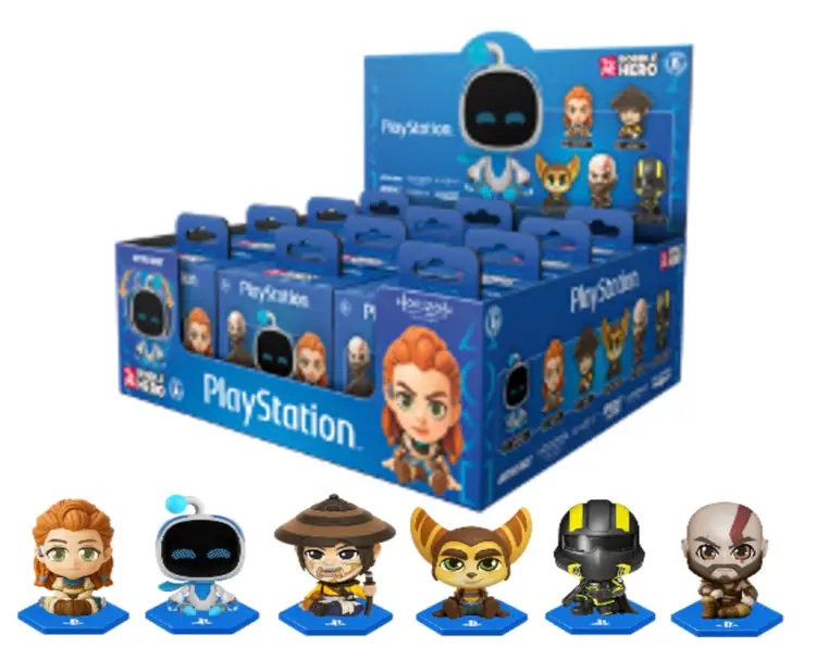 Yume - PLAYSTATION - Bobble Hero - Assortiment 12 Figures 6cm - Blind Box