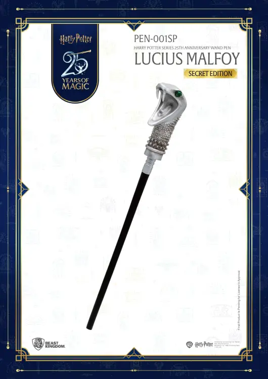 Beast Kingdom - HARRY POTTER - Wand (25th Anniversary) - Blind Box Stylo (6pcs)