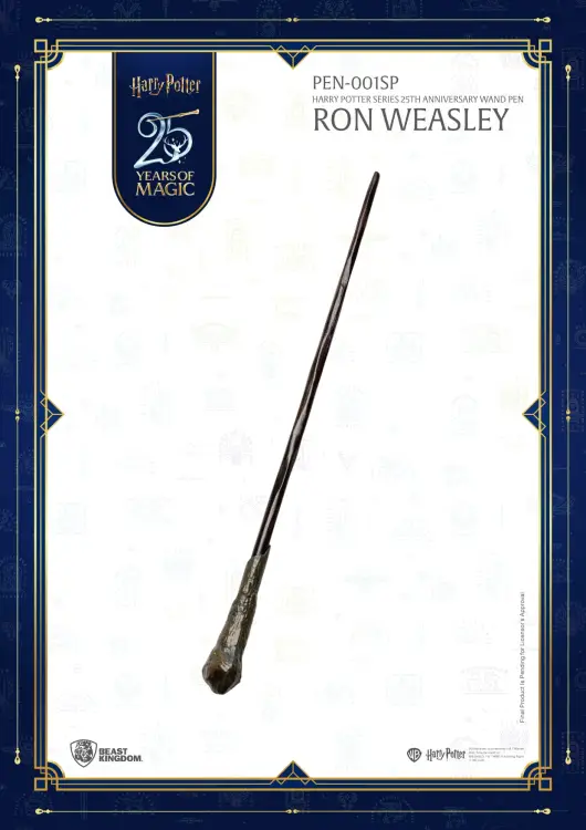 Beast Kingdom - HARRY POTTER - Wand (25th Anniversary) - Blind Box Stylo (6pcs)