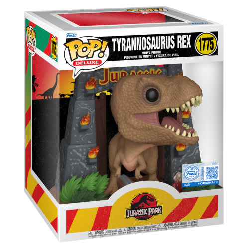 Funko - JURASSIC PARK - POP Deluxe N° 1775 - T-Rex with gates