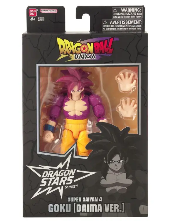 Bandai Red - DRAGON BALL - SS4 Goku (Daima Ver.) - Figure Dragon Stars 17cm