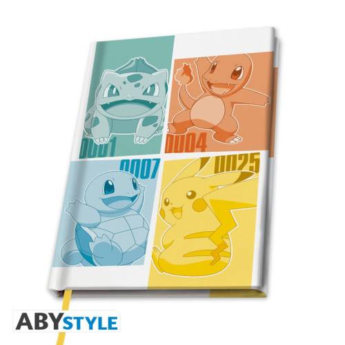 ABYstyle - POKEMON - Kanto Starters - Notebook A5