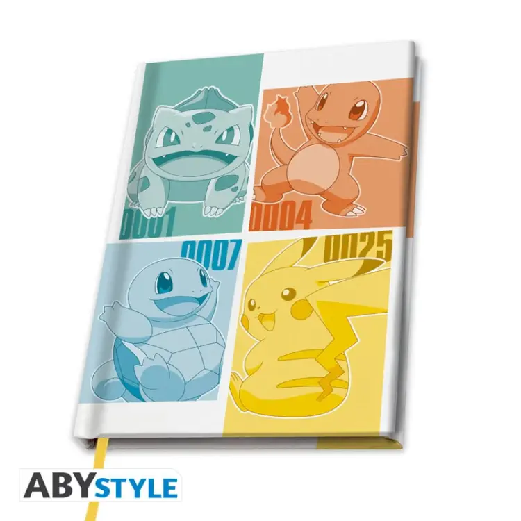 ABYstyle - POKEMON - Kanto Starters - Notebook A5