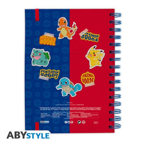 ABYstyle - POKEMON - Red & Blue Partners - Notebook A5