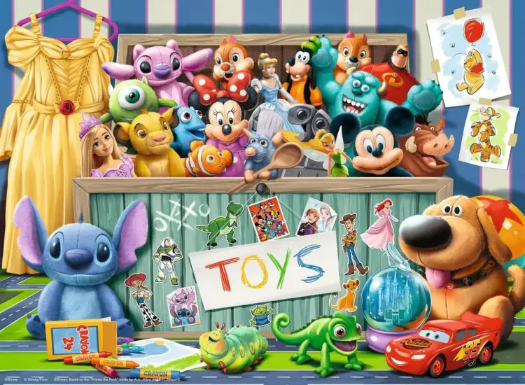 Ravensburger - DISNEY - The magic toy box - Puzzle 100P