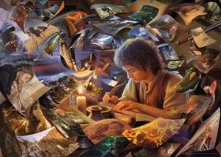 Ravensburger - THE LORD OF THE RINGS - Frodo's Journey - Puzzle 1000P