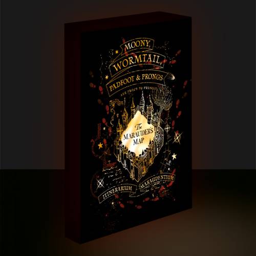 Pyramid - HARRY POTTER - Marauders Map - Light Canvas 40X30 Cm