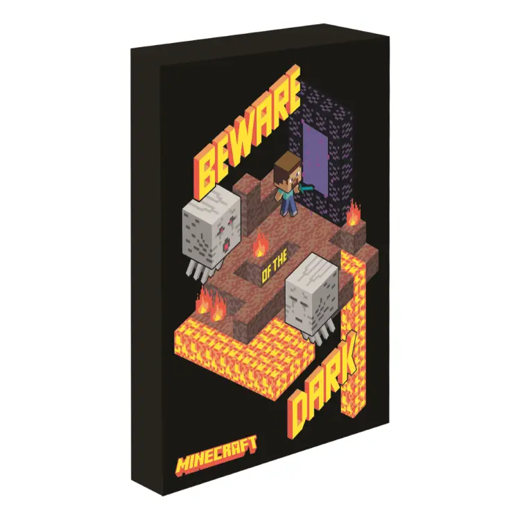 Pyramid - MINECRAFT - Light Canvas 40X30 Cm