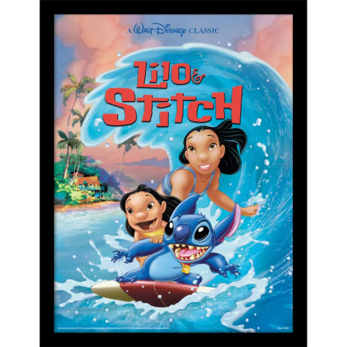 Pyramid - LILO & STITCH - Surf - 3D Lenticular Poster 26x20cm