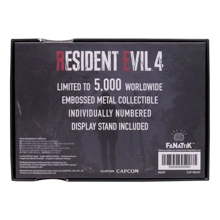 Fanattik - RESIDENT EVIL 4 - Level 3 Keycard - Replica Limited Edition