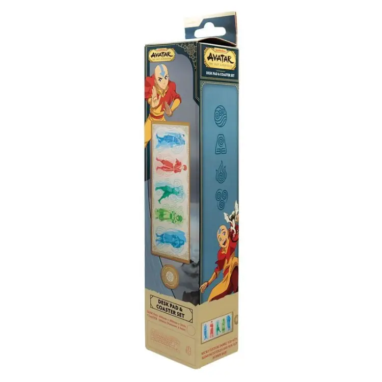 Fanattik - AVATAR THE LAST AIRBENDER - XL Desktop Mat + 1 Coaster