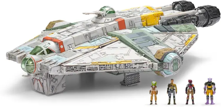 Jazware - STAR WARS- Feature Vehicle (9" Vehicle & Figure) - The Ghost (Rebels)