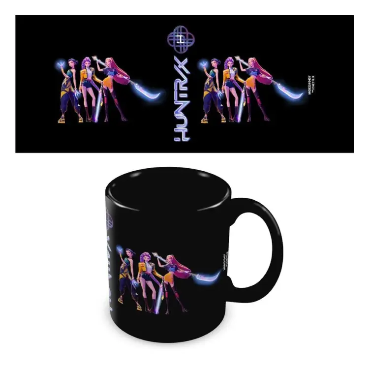 Pyramid - K-POP DEMON HUNTERS - Huntrix - Black Pod Mug 11oz