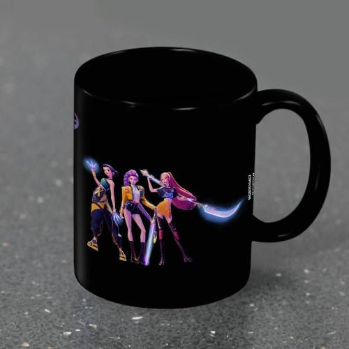 Pyramid - K-POP DEMON HUNTERS - Huntrix - Black Pod Mug 11oz