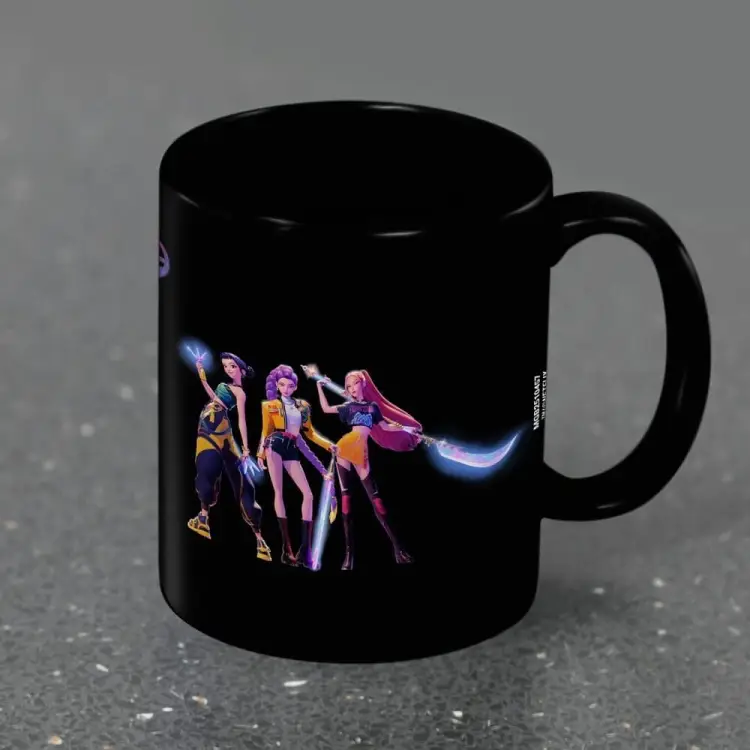 Pyramid - K-POP DEMON HUNTERS - Huntrix - Black Pod Mug 11oz