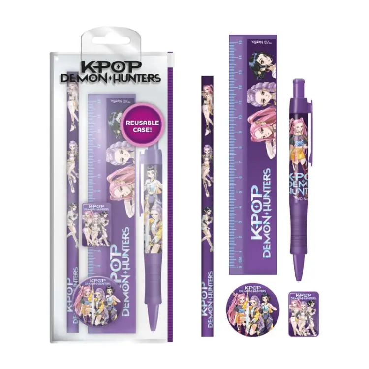 Pyramid - K-POP DEMON HUNTERS - Stationery Set (5pcs)