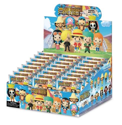 Monogram - ONE PIECE - Series 1 - 3D Foam Bag Clip (Display 24 Pcs)