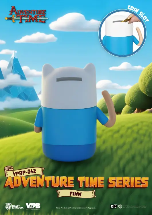 Beast Kingdom - ADVENTURE TIME - Finn - Bank Vinyl Figure 11.6cm