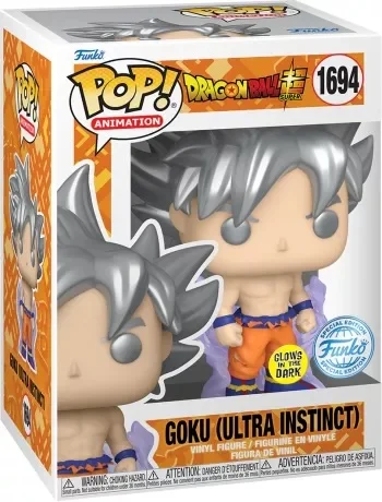 Funko POP! DRAGON BALL Z N°1694 - Goku Ultra Instinct (Glow in the Dark)