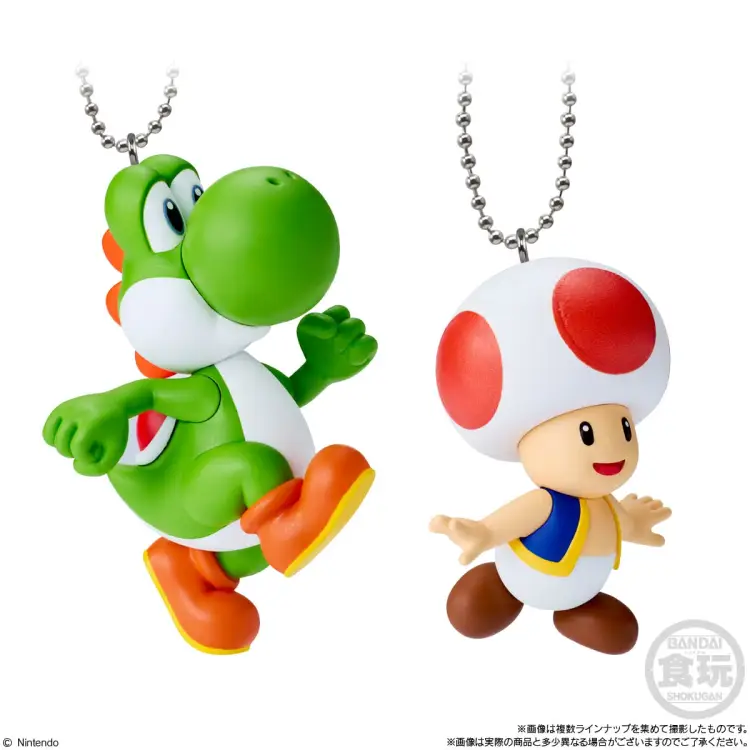 Banpresto - SUPER MARIO -Mascot charm collection w2 - Assortiments 10 Keychain 6cm