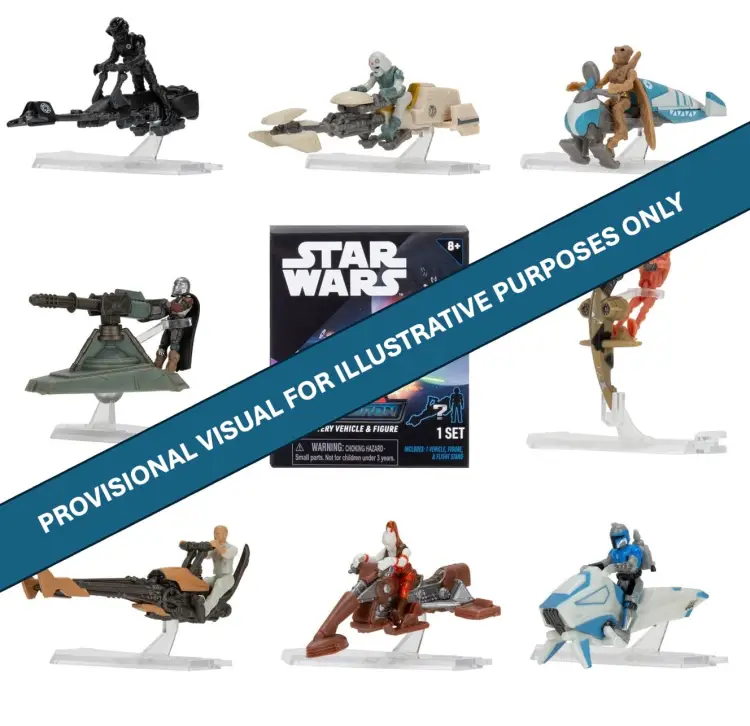 Jazware - STAR WARS - Blind Vehicle (2" Vehicle & Figure Assortment)