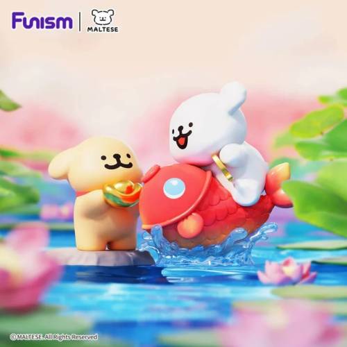 Funism - MALTESE - Lucky Paws Series - Blind Box 8 Figure set