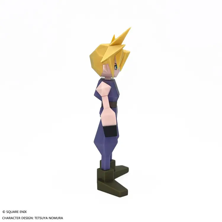 Square Enix - FINAL FANTASY VII - Cloud Strife - Figure Polygon Soft Vinyl 15cm