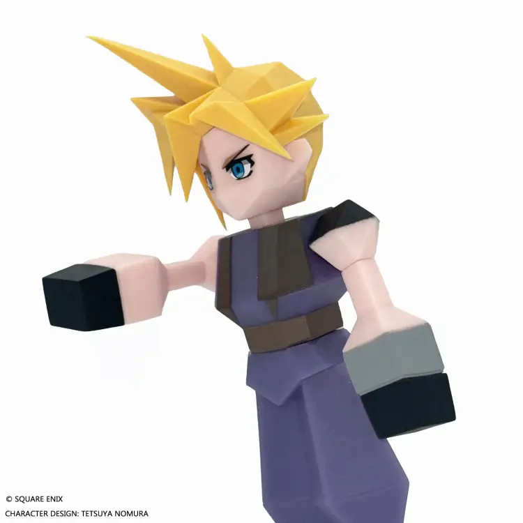 Square Enix - FINAL FANTASY VII - Cloud Strife - Figure Polygon Soft Vinyl 15cm
