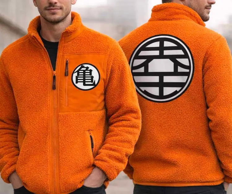 Cotton Division - DRAGON BALL Z - Symbol - Sherpa Jacket (S)