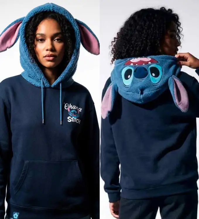 Cotton Division - LILO & STITCH - Stitch - Sherpa Hoodie (XL)