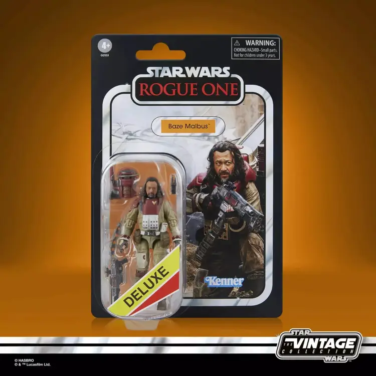 Hasbro - STAR WARS ROGUE ONE - Baze Malbus - Figure Vintage Collection 10cm