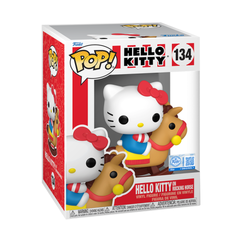 Funko - HELLO KITTY - POP Premium N°134 - Hello Kitty on Rocking Horse