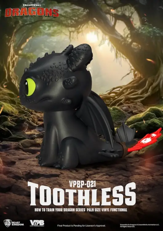 Beast Kingdom - DRAGON - Toothless - Bank Vinyl Figure 12cm