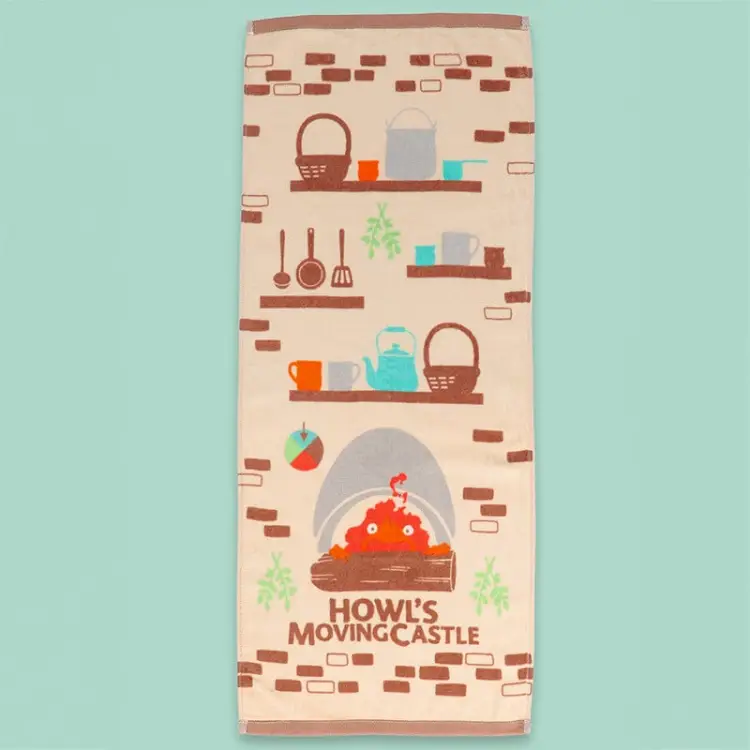 Benelic - HOWL'S MOVING CASTLE - Cook with calcifer - Natsu Towel 34x80cm