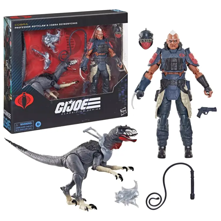 Hasbro - G.I. JOE - Rottclaw & Deinonychus - Figure Classified Series #196 15cm