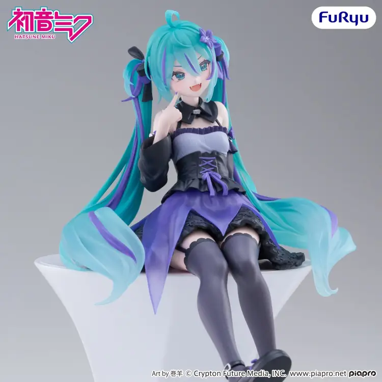 Furyu - HATSUNE MIKU - Flower Fairy Bellflower - Statue Noodle Stopper 14cm