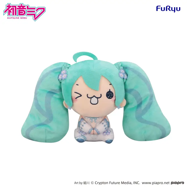 Furyu - HATSUNE MIKU - Nemophila C - Plush Toy Mochipico 15cm