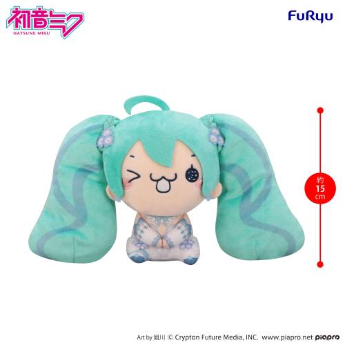 Furyu - HATSUNE MIKU - Nemophila C - Plush Toy Mochipico 15cm