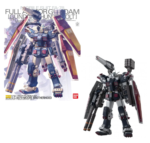 GUNDAM - MG 1/100 FA-78 Gundam Thunderbolt w pełnym pancerzu - Zestaw modelarski