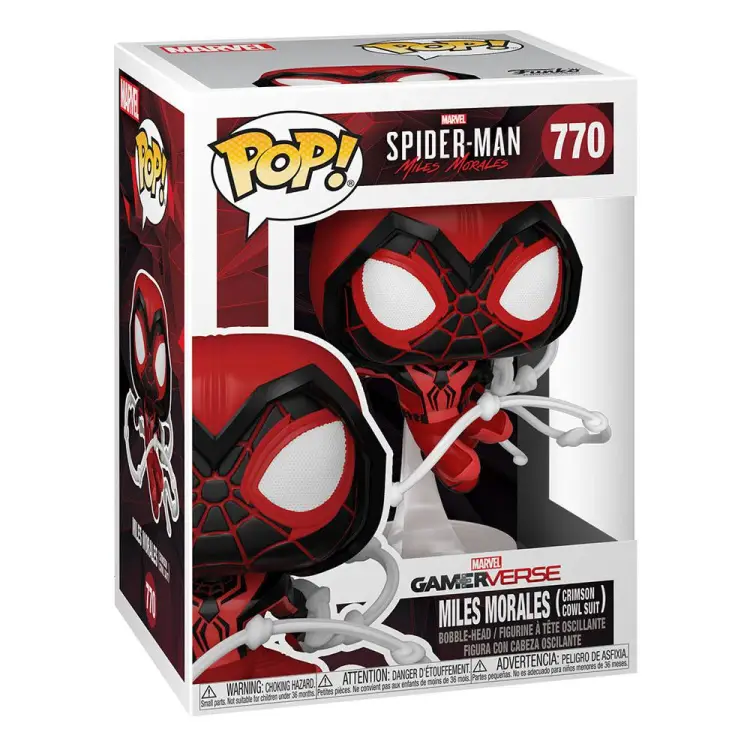 Funko POP! Marvel Gameverse - Miles Morales (Crimson Cowl Suit) #770