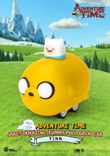 Beast Kingdom - ADVENTURE TIME - Jake's Tummy Pull Black Car -Set 6 Fig. Blind Box 5cm