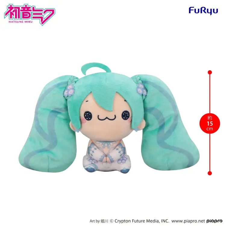 Furyu - HATSUNE MIKU - Nemophila A - Plush Toy Mochipico 15cm