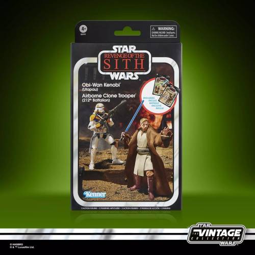 Hasbro - STAR WARS 3 - Obi-Wan & Clone Trooper - Figure Vintage Collection 10cm