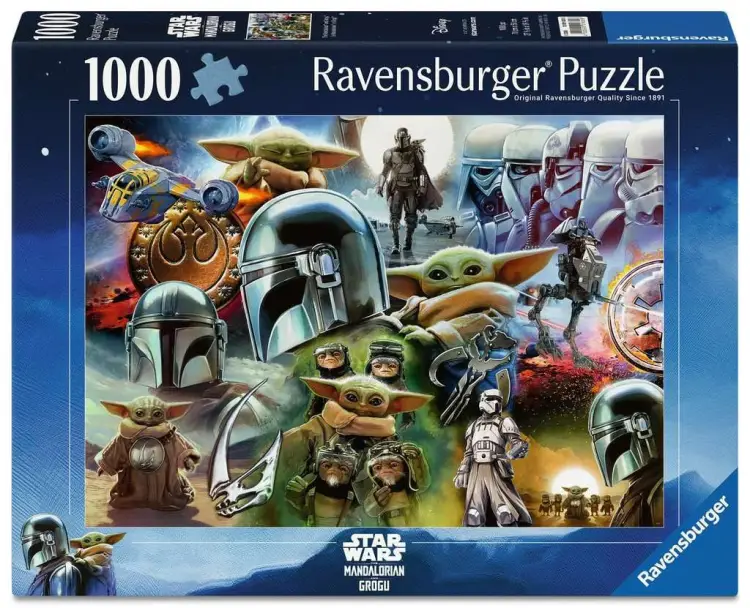 Ravensburger - THE MANDALORIAN AND GROGU - Puzzle 1000P