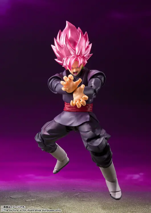DRAGON BALL SUPER - SS Goku Black Rosé - Figurka S.H. Figuarts 14 cm