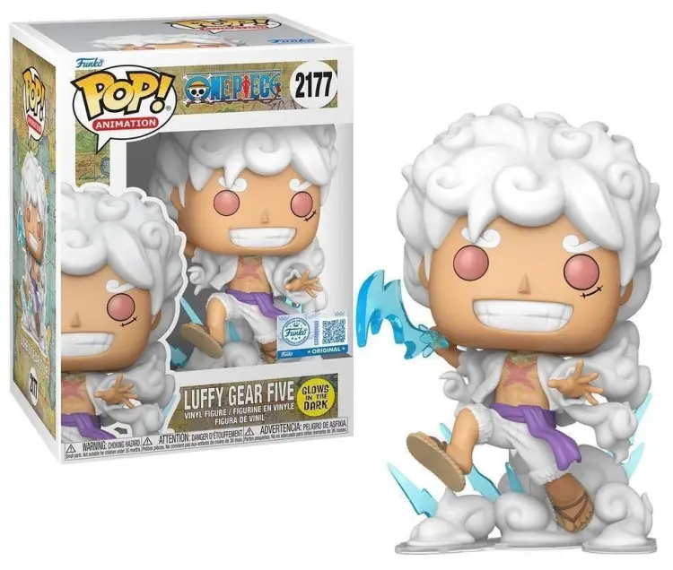 Funko POP! One Piece - Luffy Gear Five (GITD) #2177 (Exclusive)