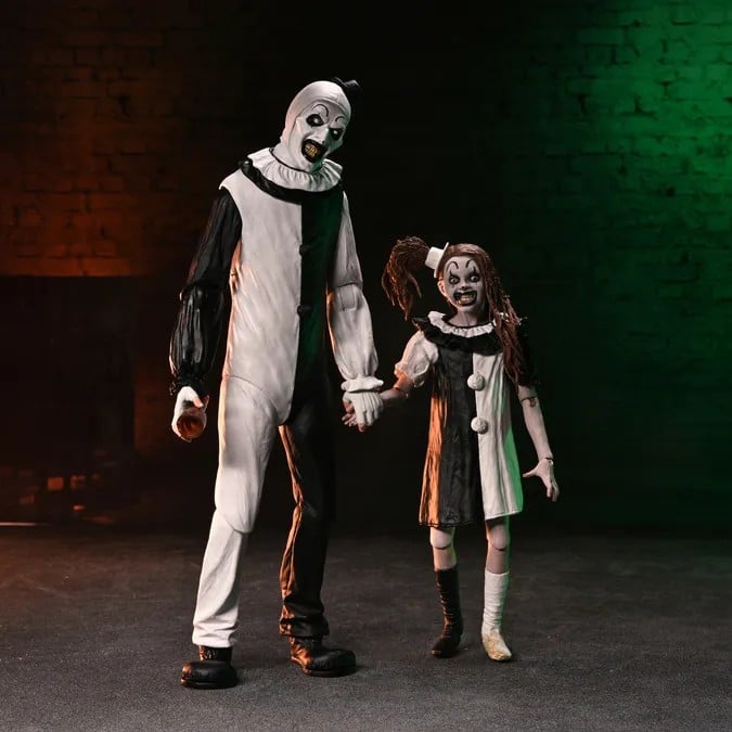 Neca - TERRIFIER 2 - Art the Clown & Little Pale Girl - Ultimate Figure 17cm