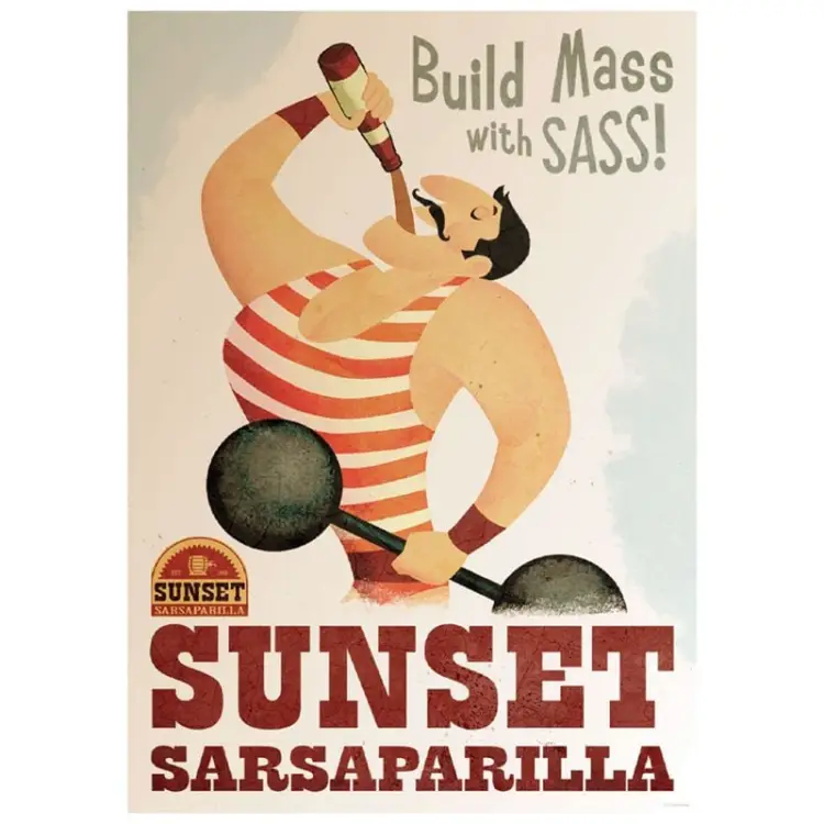 Fanattik - FALLOUT - Sunset Sarsaparilla - Art Print - Limited Edition